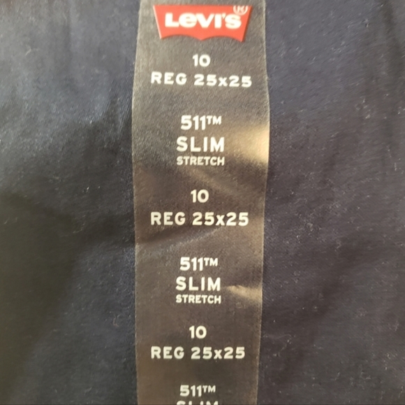 NWT Boy's Levi's 511 Slim Pants - Picture 6 of 6